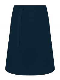 Kurze Bistroschürze Blau